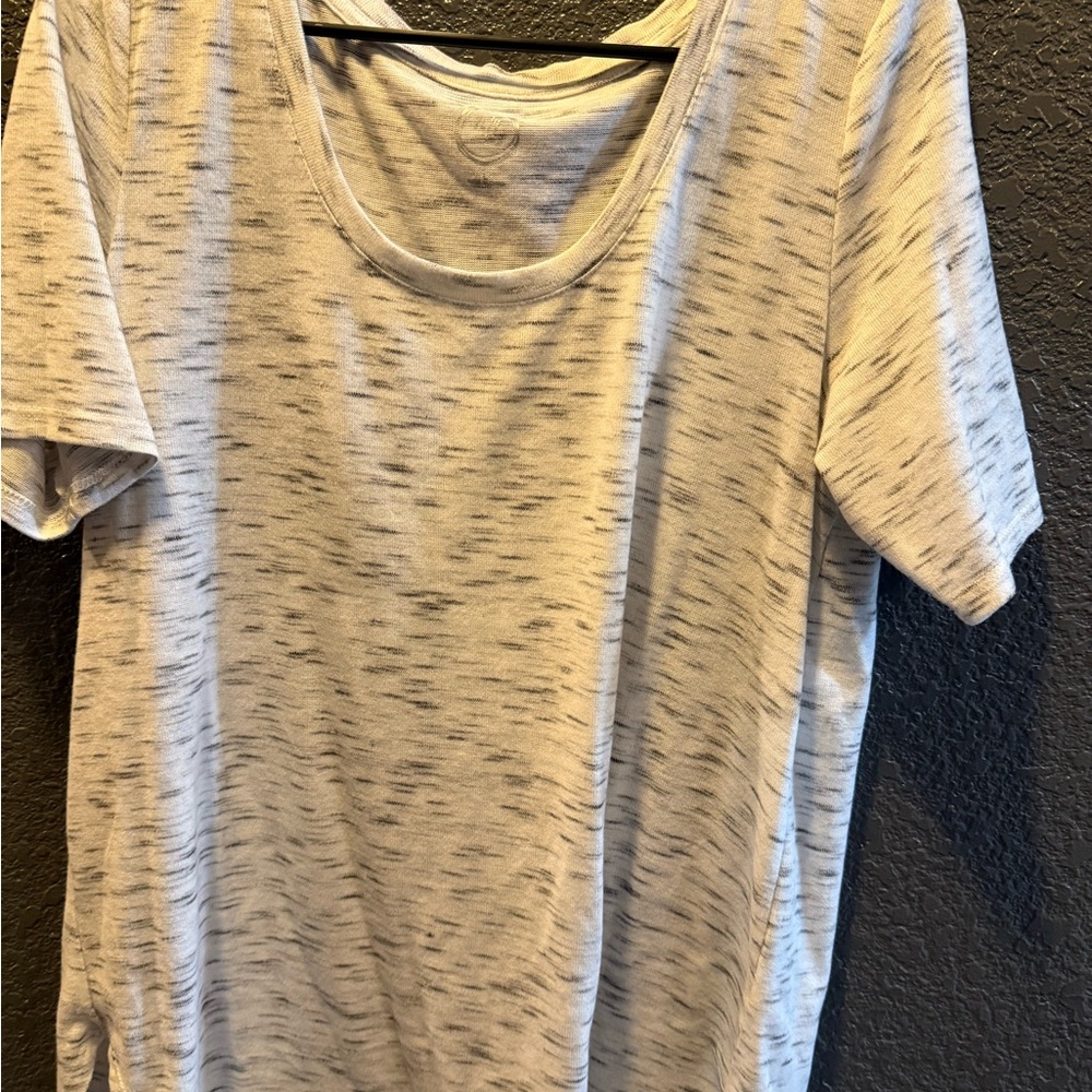 Casual Heathered Gray Women's Tunic
